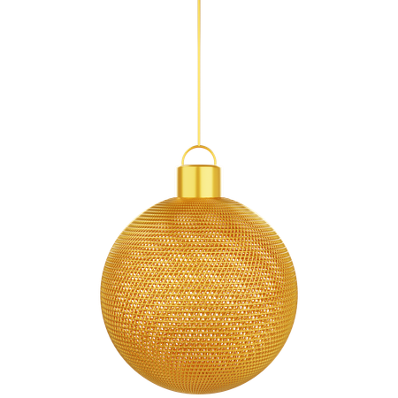 Bola dourada  3D Icon