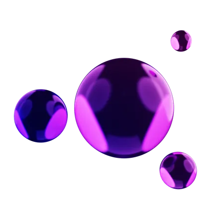 Forma abstracta de bola  3D Icon