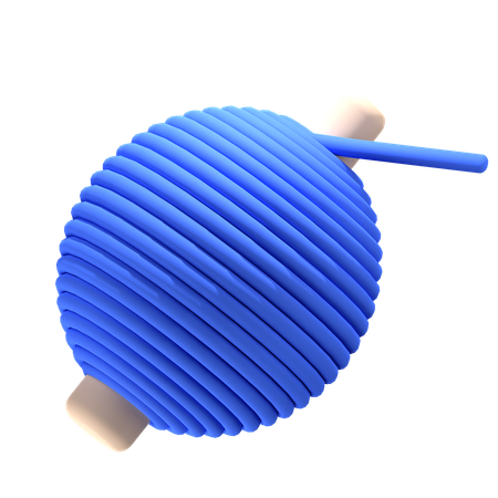 Bola de hilo  3D Icon