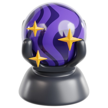 Bola mágica  3D Icon