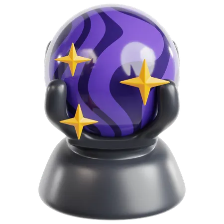 Bola mágica  3D Icon