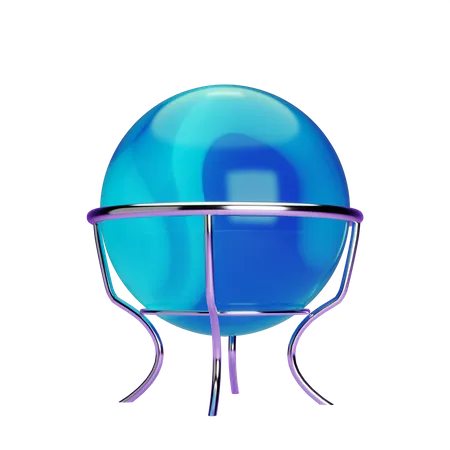 Bola mágica de bruxa  3D Icon