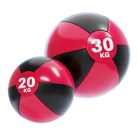 Bola medicinal  3D Icon