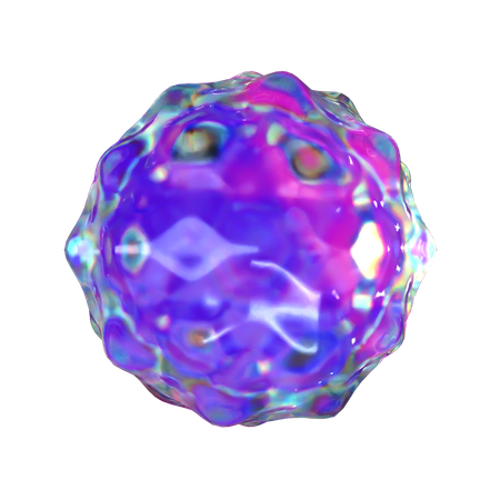 Bola de nuvem  3D Icon