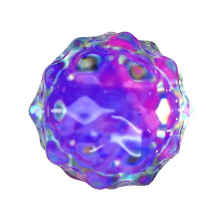 Bola de nuvem  3D Icon