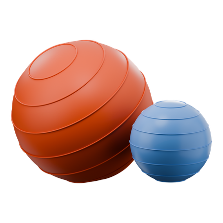 Bola de pilates  3D Icon