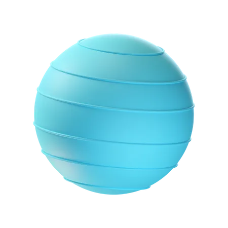Bola de pilates  3D Icon