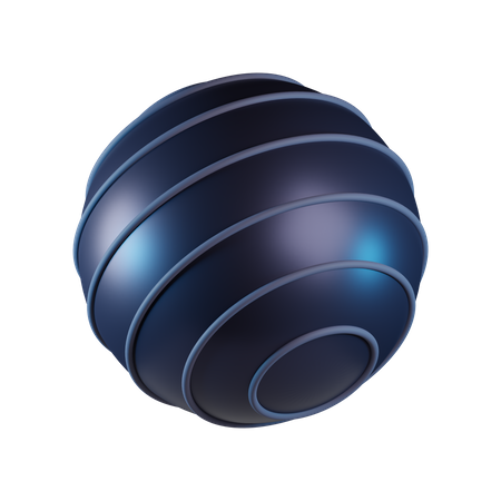 Bola de pilates  3D Icon