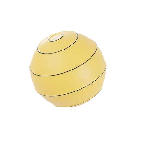 Bola de pilates  3D Icon