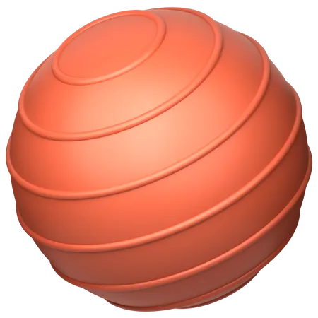 Bola de pilates  3D Icon