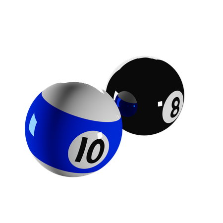 Bolas de sinuca  3D Icon