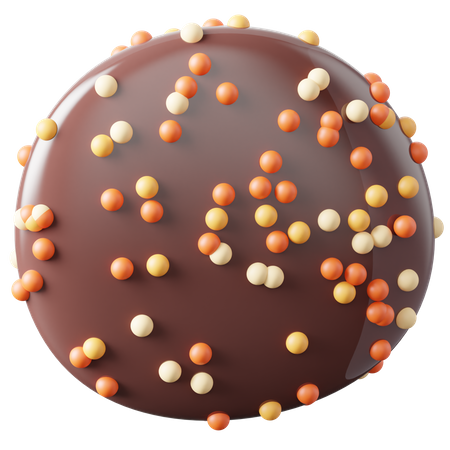 Bolas de chocolate  3D Icon