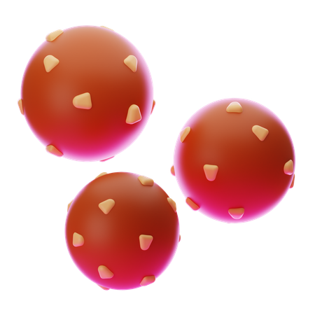 Bolas de chocolate 3D Icon