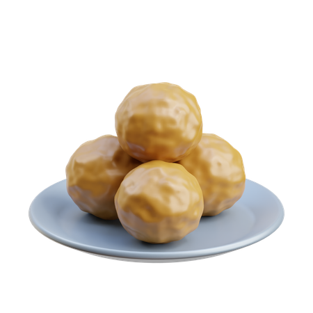 Bolas de chocolate  3D Icon