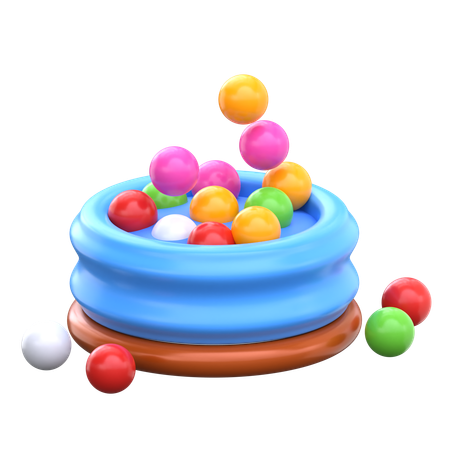 Bolas de colores  3D Icon