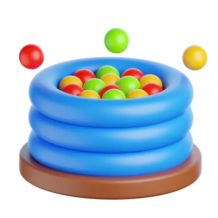 Bolas de colores  3D Icon