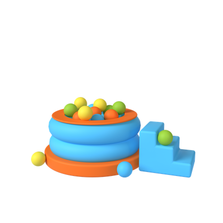 Bolas de colores  3D Icon