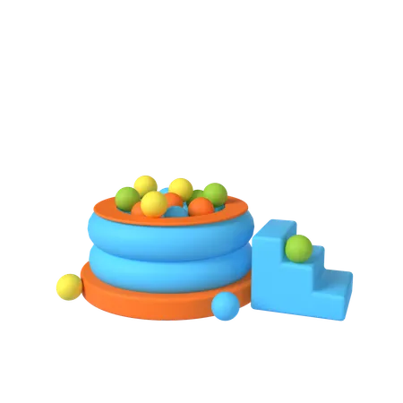 Bolas de colores  3D Icon