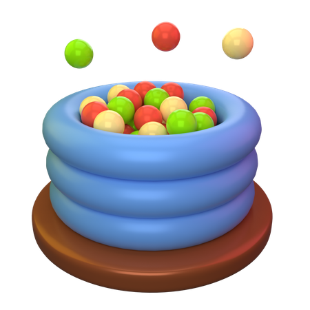 Bolas de colores  3D Icon