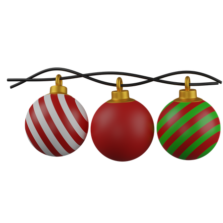 Bolas de Natal  3D Icon