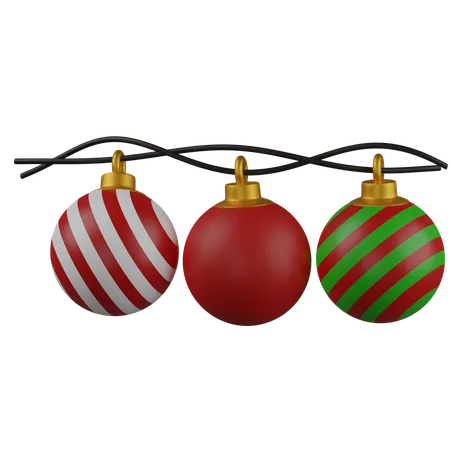 Bolas de Natal  3D Icon