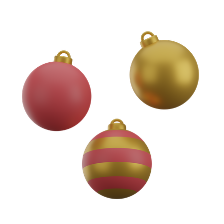 Bolas de Natal  3D Icon