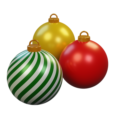 Bolas de Natal  3D Icon