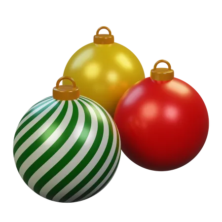 Bolas de Natal  3D Icon