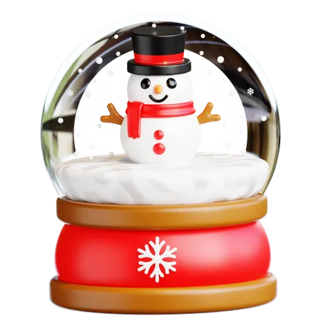 Bolas de nieve de invierno  3D Icon