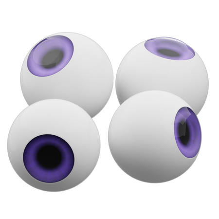 Bolas de olhos  3D Icon