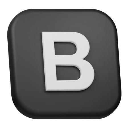 Bold  3D Icon