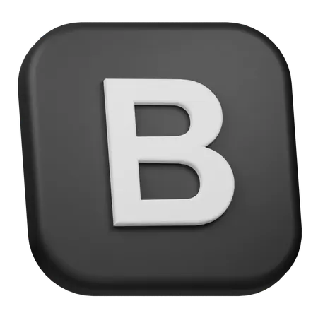 Bold  3D Icon