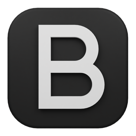 Bold  3D Icon