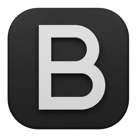 Bold  3D Icon