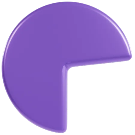 Bold Purple Geometric Circle