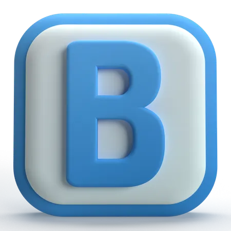굵은 텍스트  3D Icon