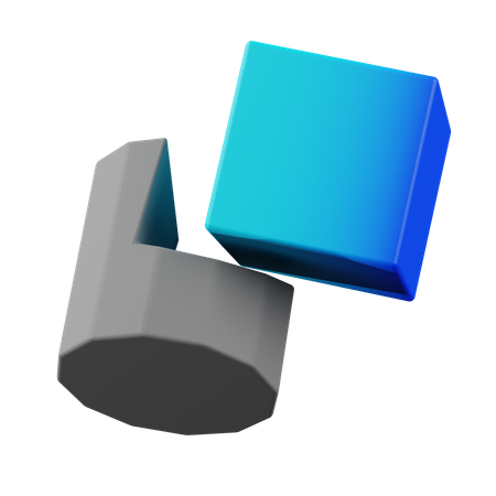Bolean Modifire  3D Icon