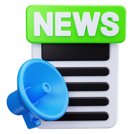 Del Boletín de noticias  3D Icon