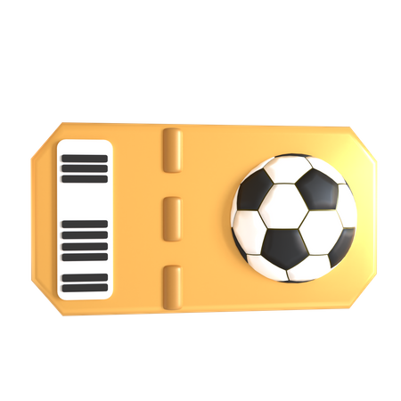 Entrada de futbol  3D Icon