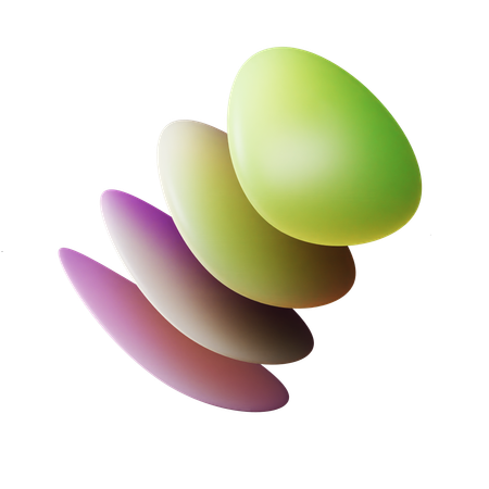 Bolha abstrata  3D Icon