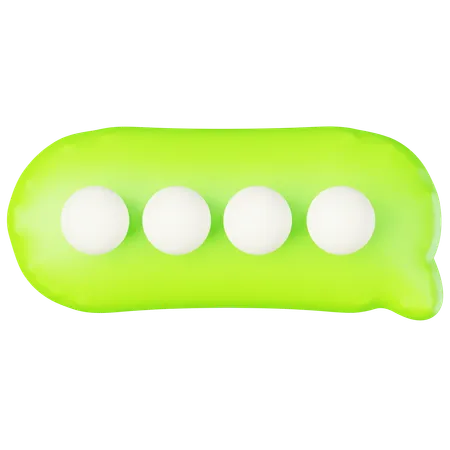 Bolha de bate-papo  3D Icon