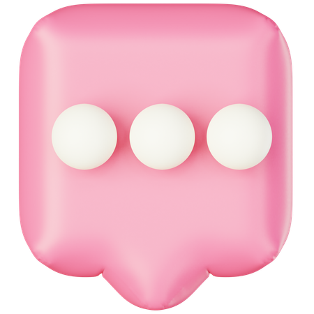 Bolha de bate-papo  3D Icon