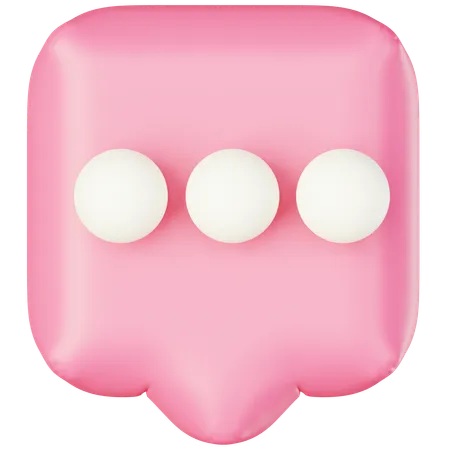 Bolha de bate-papo  3D Icon