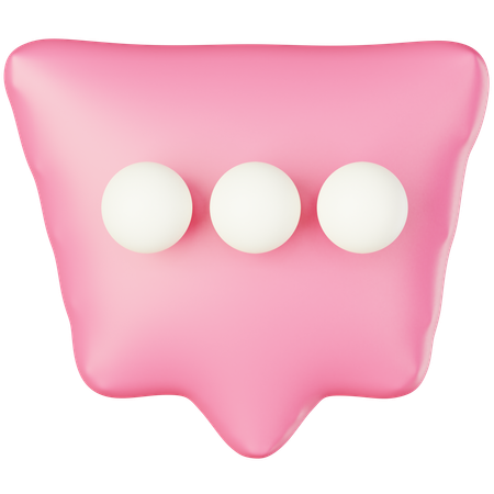 Bolha de bate-papo  3D Icon