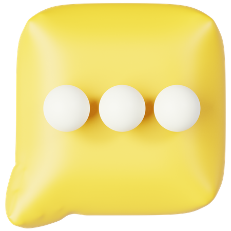 Bolha de bate-papo  3D Icon