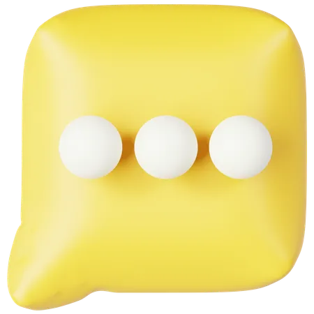 Bolha de bate-papo  3D Icon