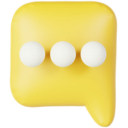 Bolha de bate-papo  3D Icon