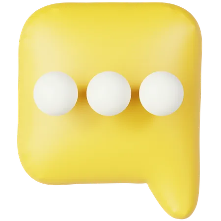 Bolha de bate-papo  3D Icon