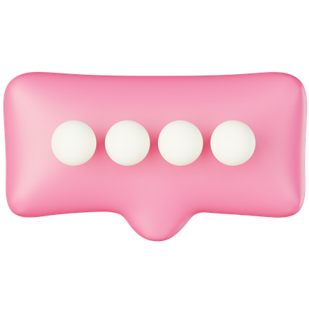 Bolha de bate-papo  3D Icon