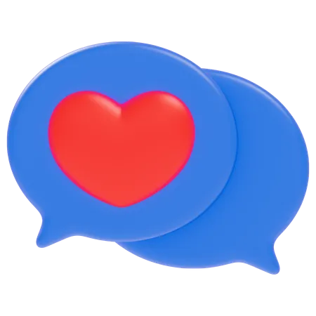 Bolha de amor  3D Icon